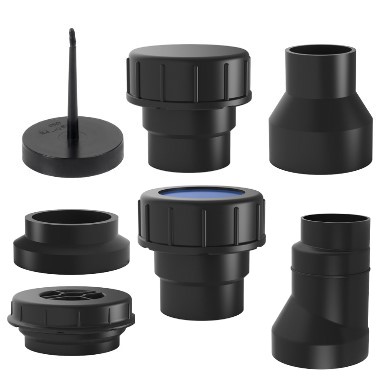 HDPE Afløbsblindprop & Reduktion