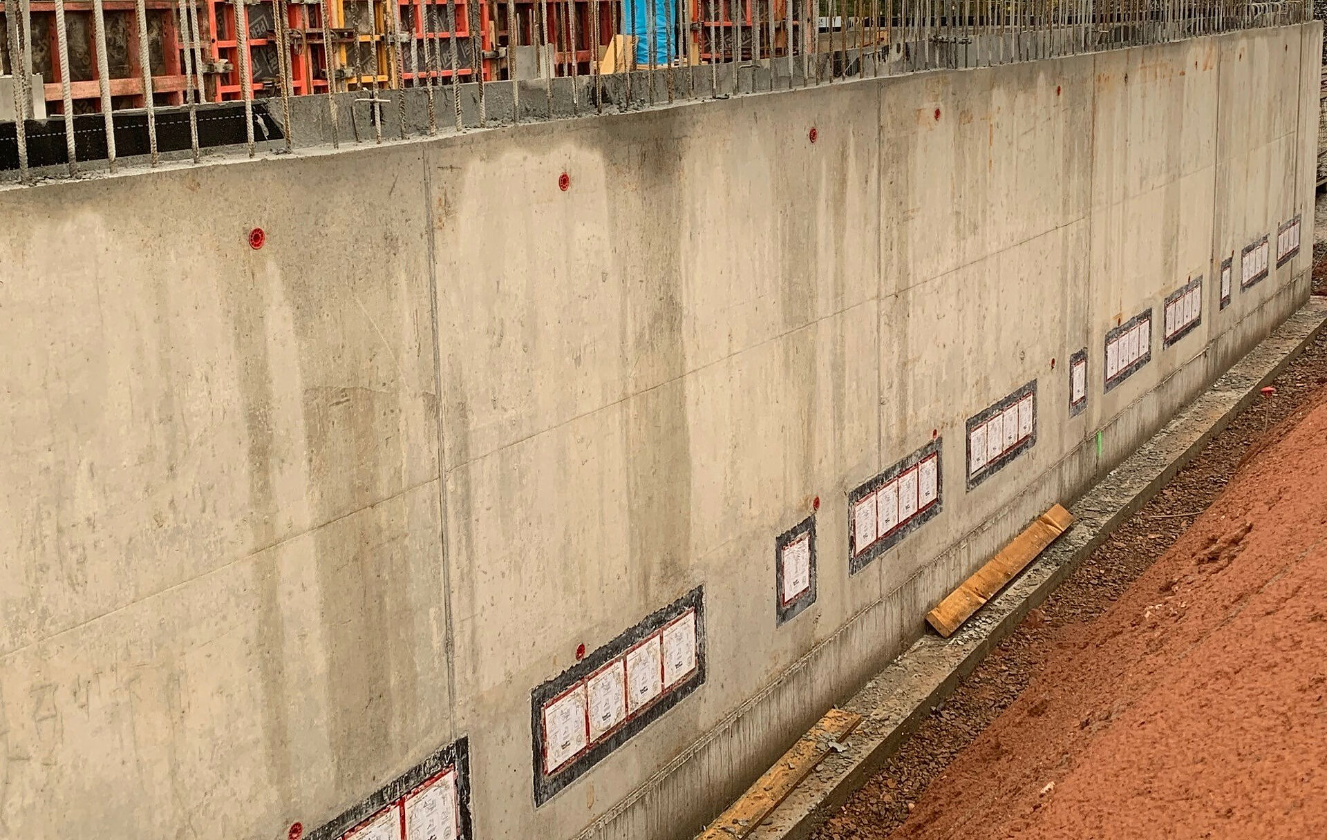 Enkelt vægindsats med flangetilslutning_4