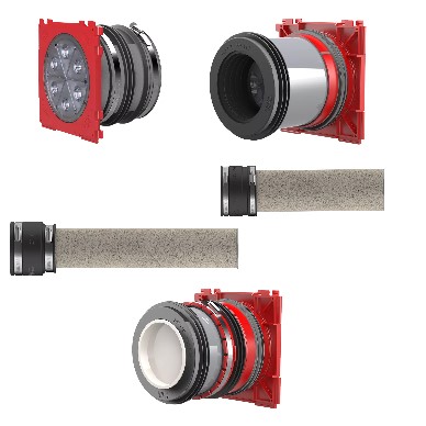 Kabelindføringssystem KES150/KES90 Til afsætning i beton